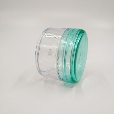 2g 3g 5g Cosméticos Contenedor de muestra vacío plástico cristal de plástico transparente Cosméticos frascos con tapas