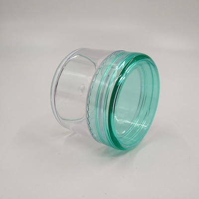 Impresión personalizada Jar cosmético de plástico sellado con una junta sensible a la presión