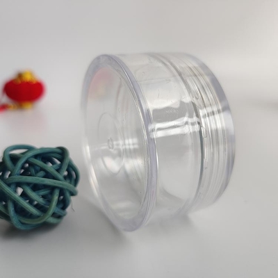 Jar de plástico de alta cosmética con impresión personalizada y junta sensible a la presión