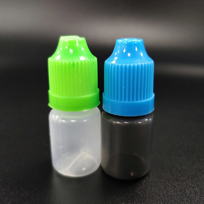 Botellas de gotero de plástico con tapa de tornillo para el almacenamiento seguro de líquidos