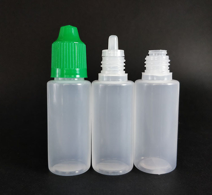 Botellas de plástico de goteo para dispensar líquidos con superficie lisa
