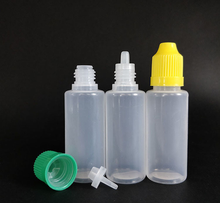 Personaliza botellas de plástico de goteo en negro transparente con tapa de tornillo