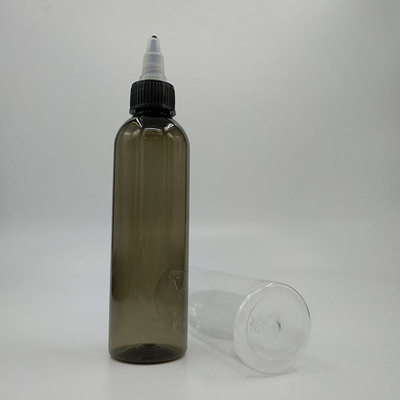 Impresión personalizada de botellas pequeñas de plástico de 70 ml con tapas de tornillo