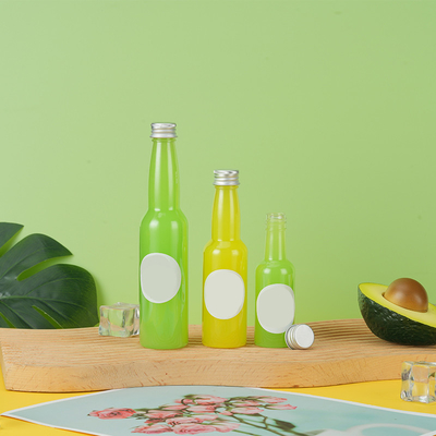 Recomiendo 50ml PET botella de plástico de jugo jugos naturales logotipo en las botellas etiquetas personalizadas para las botellas de jugo en stock