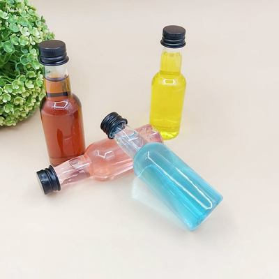 Recomiendo 50ml PET botella de plástico de jugo jugos naturales logotipo en las botellas etiquetas personalizadas para las botellas de jugo en stock