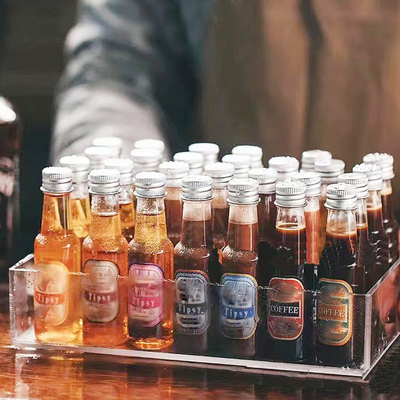 Recomiendo 50ml PET botella de plástico de jugo jugos naturales logotipo en las botellas etiquetas personalizadas para las botellas de jugo en stock