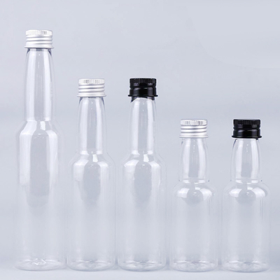 Recomiendo 50ml PET botella de plástico de jugo jugos naturales logotipo en las botellas etiquetas personalizadas para las botellas de jugo en stock