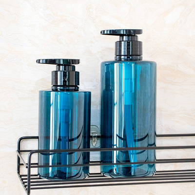 Impresión en pantalla Botellas de loción de plástico con cerradura con tapa y electroplacado UV