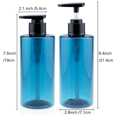 Impresión en pantalla Botellas de loción de plástico con cerradura con tapa y electroplacado UV