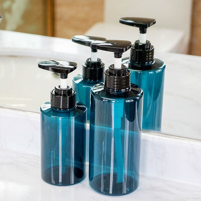 Collar de PET Botellas de loción de plástico con tapa transparente Tipo de cierre con tapa con tapa con tapa diseñado para una fácil distribución y almacenamiento seguro de líquidos