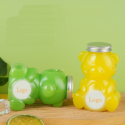 Botellas cuadradas de té de leche con capacidad de agua de 120 ml 250 ml 350 ml 500 ml