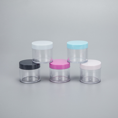 Jar de plástico cosmético personalizado con junta sensible a la presión