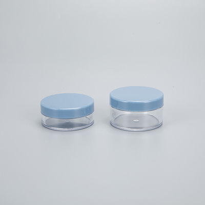 Tarro cosmético vacío de plástico de 3 ml y 5 ml con crema transparente