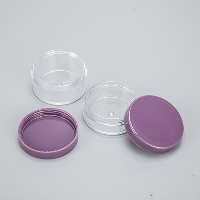 Tarro cosmético vacío de plástico de 3 ml y 5 ml con crema transparente