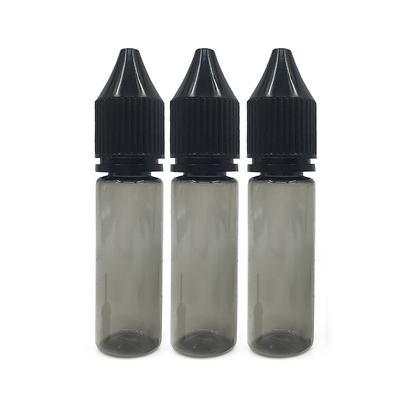 Botellas de plástico PET de 15 ml para jugo de aceite esencial con sellador de tapa de botella