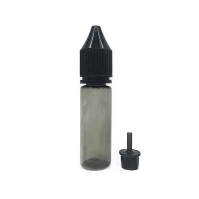 Botellas de plástico PET de 15 ml para jugo de aceite esencial con sellador de tapa de botella