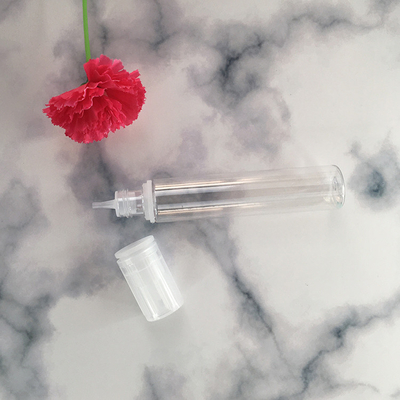 20 ml PET Cuerpo blanco translúcido con tapa negra Botellas de plástico para jugo de aceite Evidente de manipulación