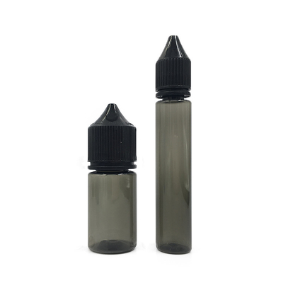 30 ml V3 aceite esencial tornillo negro tapa de plástico gotero de botella de plástico