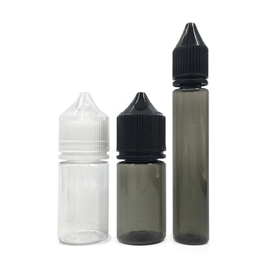 30 ml V3 aceite esencial tornillo negro tapa de plástico gotero de botella de plástico