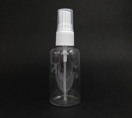 Botella de pulverización de plástico PET de gran capacidad de 100 ml 120 ml 150 ml 200 ml 250 ml 500 ml de color blanco claro ámbar azul envasado cosmético