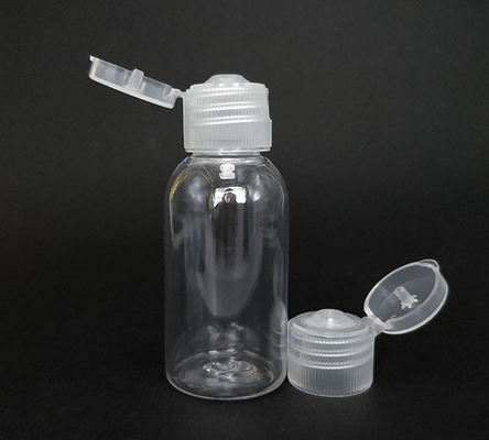 Botella redonda de PET con superficie lisa que necesita resultados
