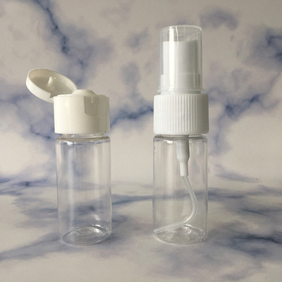 Botella de pulverización de plástico PET de gran capacidad de 100 ml 120 ml 150 ml 200 ml 250 ml 500 ml de color blanco claro ámbar azul envasado cosmético
