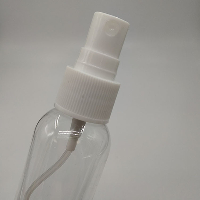 Venta al por mayor 1 oz 2 oz 30 ml 50 ml 150 ml vacío transparente claro bomba de aerosol redonda de Boston botellas de plástico para mascotas para alcohol