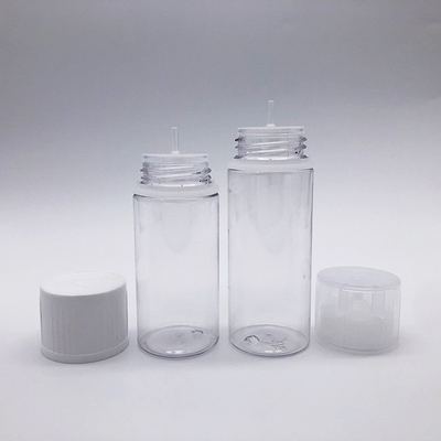 Impresión a medida Botella de líquido de color transparente para embalajes transparentes