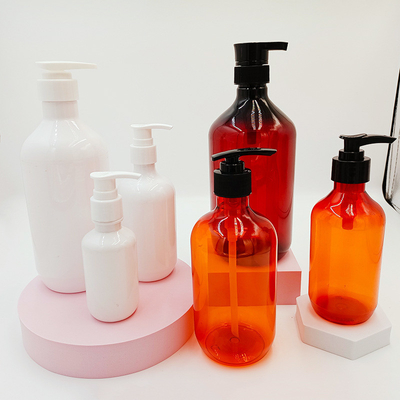 Dispensadores de líquidos sintéticos blancos Color de botella personalizable y muestra proporcionada