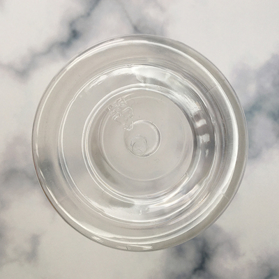 100 ml 8 oz 500 ml 1000 ml recipiente de plástico transparente para animales de compañía en el que guardar crema cosmética de grado alimenticio con tapa