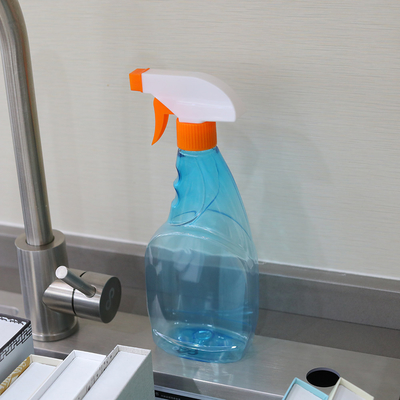 Botella de limpieza de la bomba de gatillo / botella de rociador de aerosoles ecológica para el hogar con logotipo personalizado