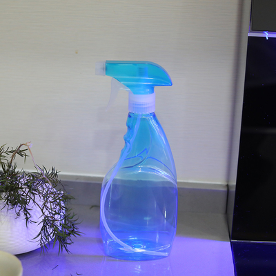 Impresión en pantalla Pulverizador activador Botella Cuerpo de bomba de plástico Pulverizador Tipo de sellado