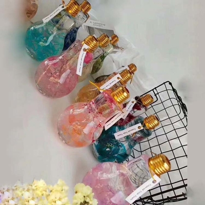 Botas de jugo de venta caliente para mascotas en forma de bombilla Botellas de plástico claras y ligeras Botellas de té de leche