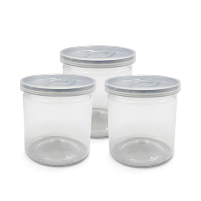 Más popular 4 oz 8 oz de cristal de plástico para mascotas de calidad alimentaria