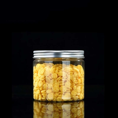 Contenedores de plástico transparente Logotipo personalizable 2 oz-8 oz Capacidad con tapa de aluminio