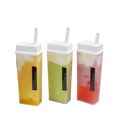 Jarrones de té de burbujas modernos aislados con mango Proof de fugas Diseño 120ml 250ml 350ml 500ml
