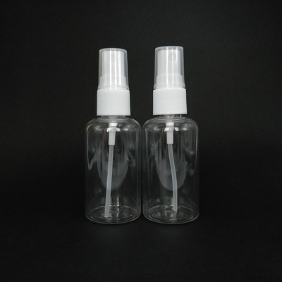 Botellas de spray de plástico PET redondas clásicas Superficie lisa Varias capacidades para uso diario