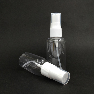 Botellas de spray de plástico PET redondas clásicas Superficie lisa Varias capacidades para uso diario