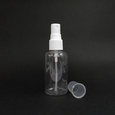 Botellas de spray de plástico PET redondas clásicas Superficie lisa Varias capacidades para uso diario