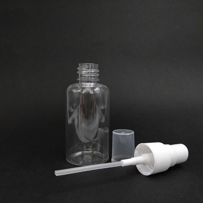 Botellas de spray de plástico PET redondas clásicas Superficie lisa Varias capacidades para uso diario