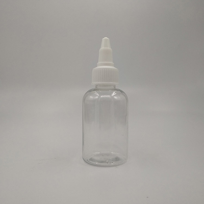 Botellas de plástico con tapa de tornillo transparente personalizada Almacenamiento de líquidos Varias capacidades