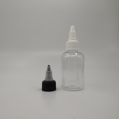 Botellas de plástico con tapa de tornillo transparente personalizada Almacenamiento de líquidos Varias capacidades