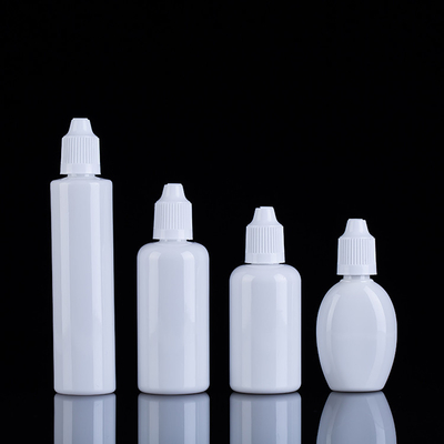 Botellas de goteo de vidrio de vidrio personalizables en varios tamaños Diseño negro transparente