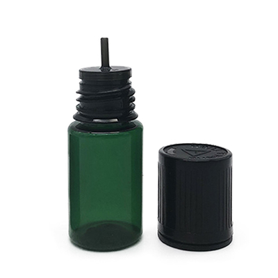 Logotipo personalizado Botella de líquido redonda E con tapa de tornillo Impresa con pantalla PET