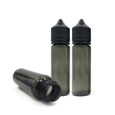 Botellas de líquido PET redondas transparentes con pantalla de tapa de tornillo impresa en varios tamaños