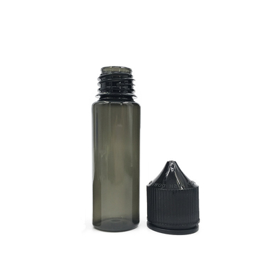 Botellas de líquido PET redondas transparentes con pantalla de tapa de tornillo impresa en varios tamaños