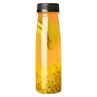 Botellas de plástico para té de leche con capacidad de 120 ml 250 ml 350 ml 500 ml redonda cuadrada