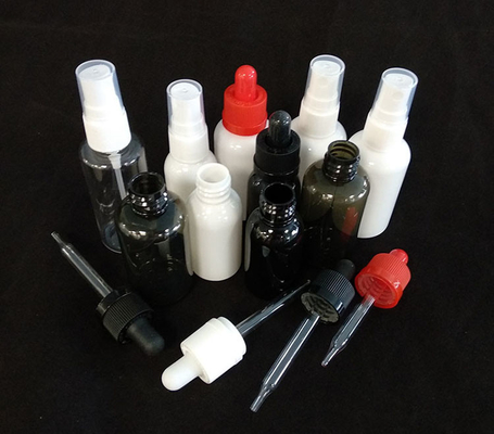 Botellas redondas de spray de PET Diseño transparente duradero Varias opciones de capacidad