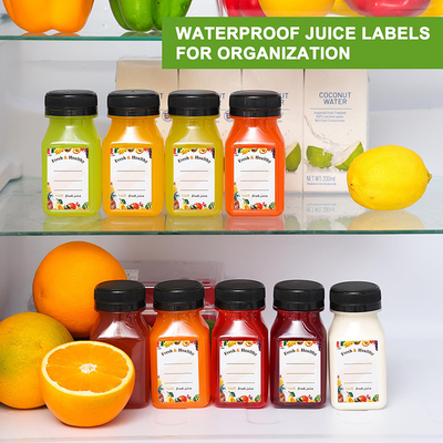 Botellas modernas de té de leche transparente con asas de color personalizable Varias capacidades