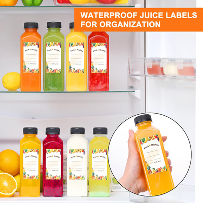 120 ml-500 ml Botellas de té de leche a prueba de fugas con manija de tornillo claro en la tapa Color personalizable